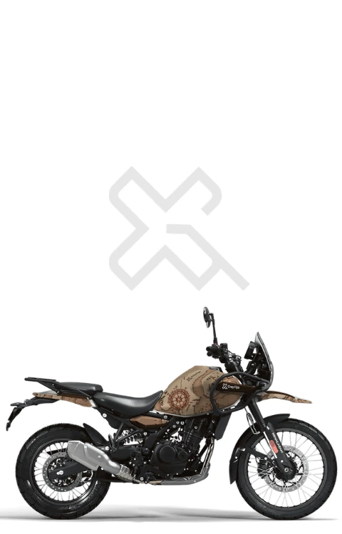 Himalayan 450 Full Body Sticker | Made in Premium Matte Vinyl with FPF (Fade Protection Film), Waterproof, Precut Sticker, Pack of 1 Compatible with Both Side